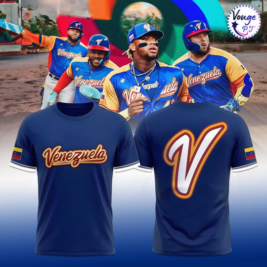 Discover Venezuela Baseball x 2026 World Baseball Classic T-Shirt