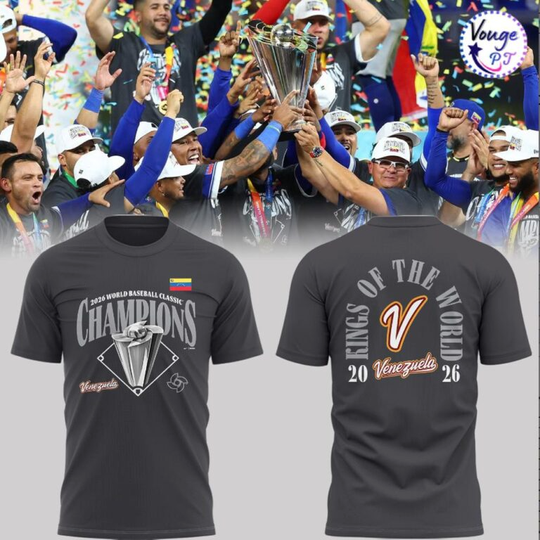Discover Venezuela 2026 World Baseball Classic Champions Limited T-Shirt