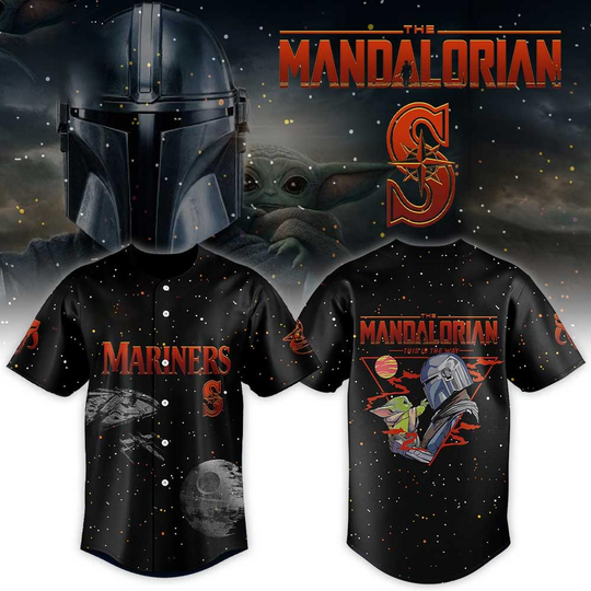 Seattle Mariners x Star Wars The Mandalorian And Grogu 2026 Baseball Jersey