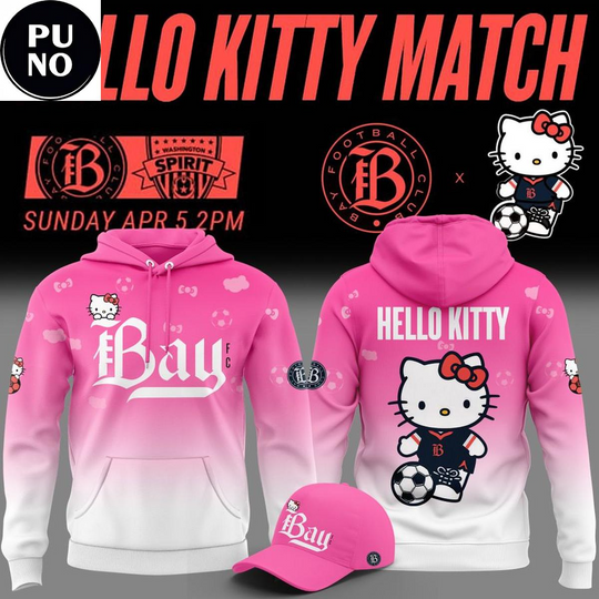 Bay Football Club x Hello Kitty Night 2026 For Fan Hoodie