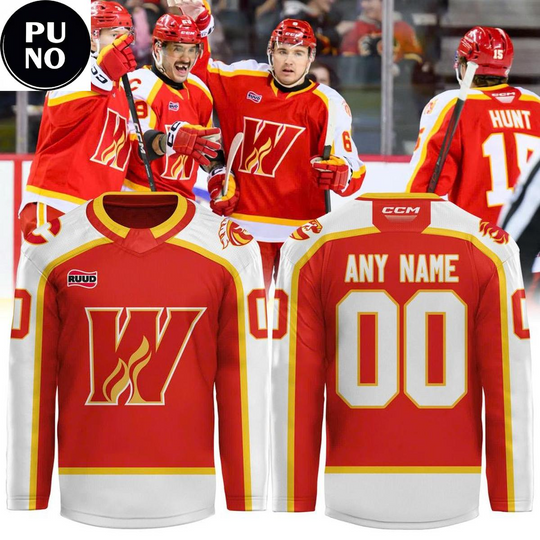Discover Calgary Wranglers 2026 Regular Season and Playoffs Personalized Hockey Jersey
