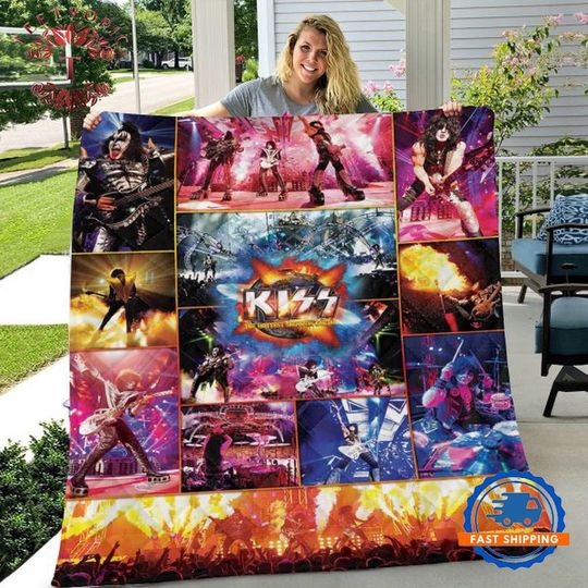 KISS Tour Quilt, Gift for Fan