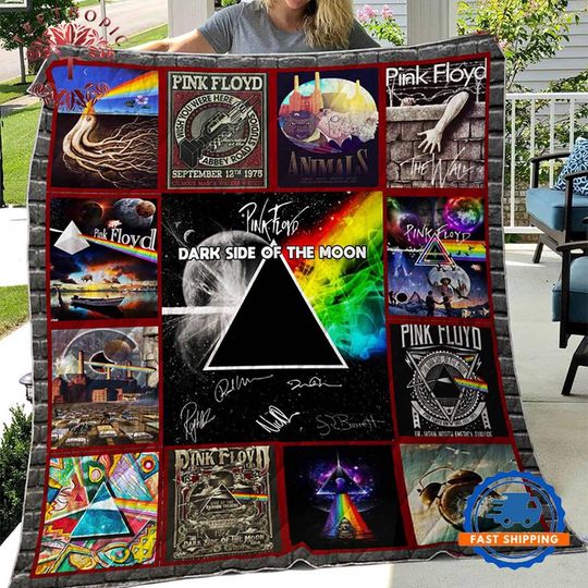 Discover Pink Floyd Dark Side of the Moon Quilt, Gift for Fan