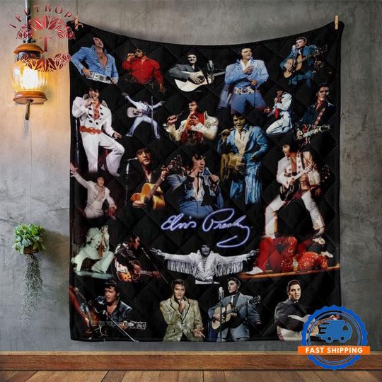 Discover The King Lives On Elvis Presley Quilt