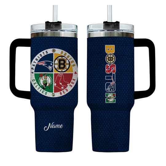 Boston Sport Logo Team Custom Tumber 40 Oz