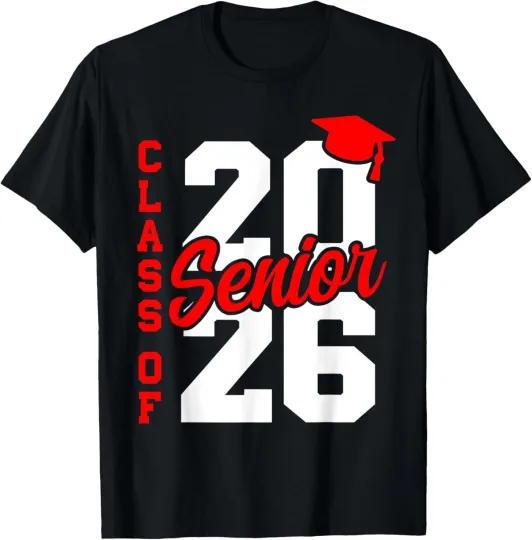 Discover Senior 2026 Class of 2026 Seniors Graduation 2026 Senior 26 Adult S-4XL T-Shirt