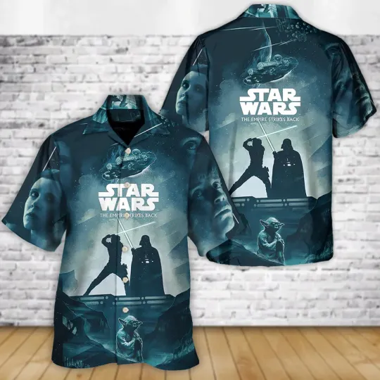 Disney Star Wars The Empire Strikes Back Hawaiian Shirt Summer Beach Aloha