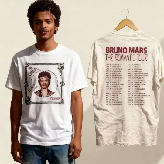 Discover Vintage The Romantic Tour Graphic T-Shirt 2026 - Unisex Wear - Retro Tour Style