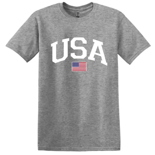 Discover American Flag Kids T-Shirt | Kids Patriotic T-Shirt | 4th of July Memorial Day