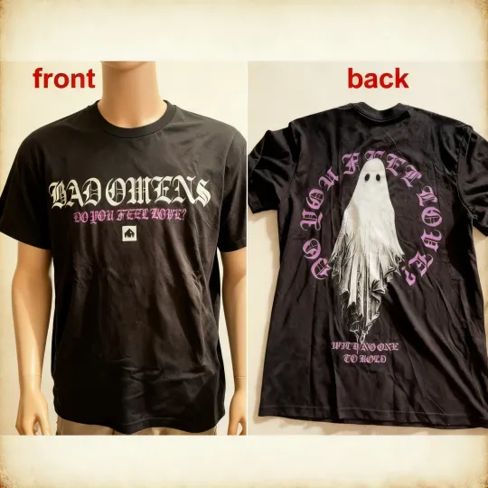 NEW!!! Bad Omens Do You Feel Love 2026 North American Tour T-Shirt