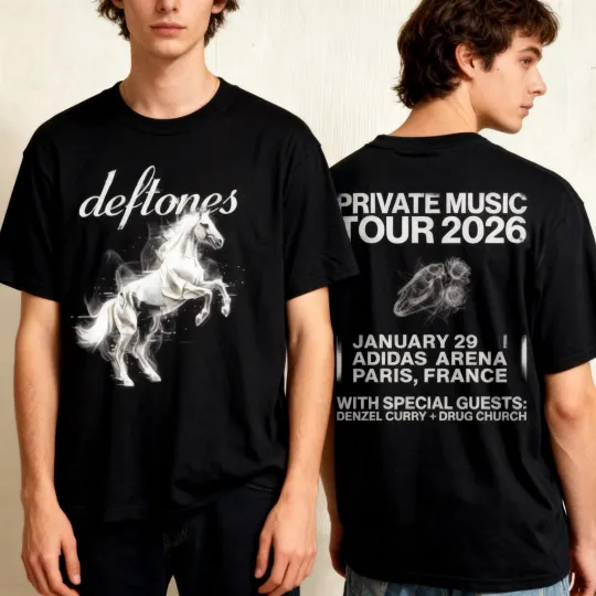 Discover HOT - Deftone Private Music Tour 2026 January 29 2026 Reprint Gildan Cotton