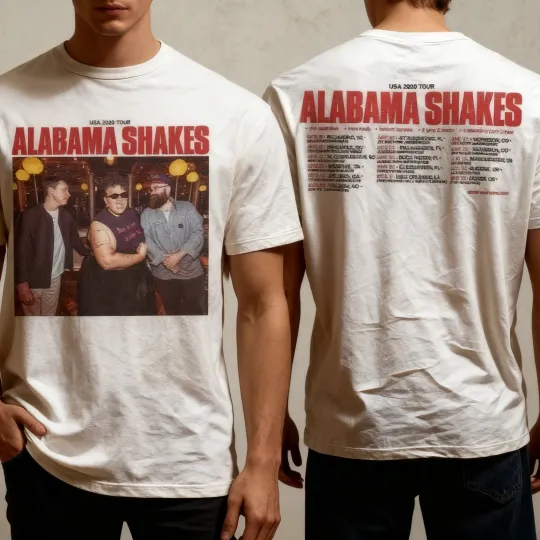 Discover Albm Shakes 2026 Spring Tour T-Shirt USA Dates Two Sided