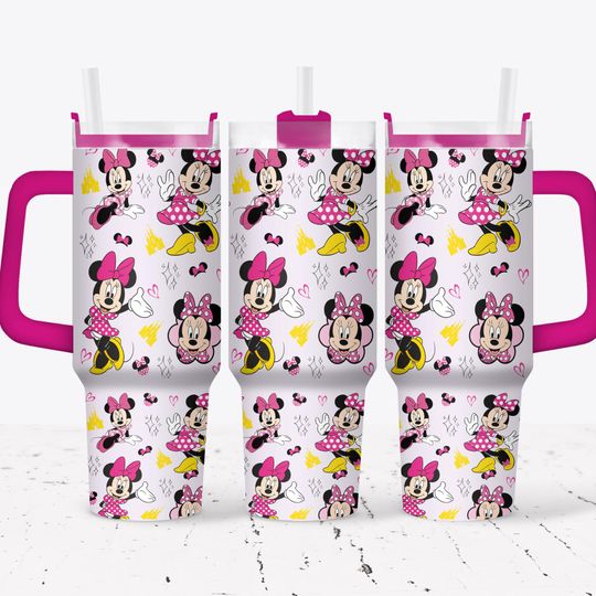 Discover Disney Character Tumbler: Insulated Stainless Steel Travel Mug, 40oz