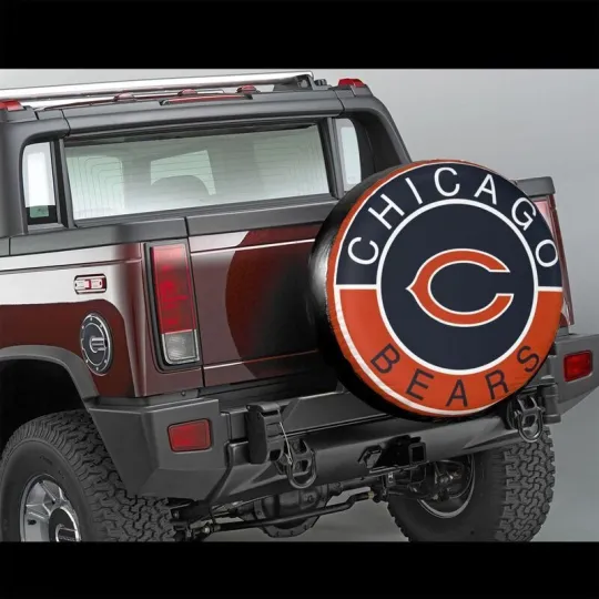 Discover Chicago Bears Auto Car Tire Cover Spare Tire Cover 14-17in,fans Gift