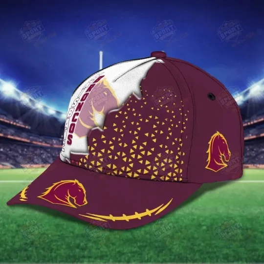 Discover Brisbane Broncos Rugby League Club Classic Cap 3D