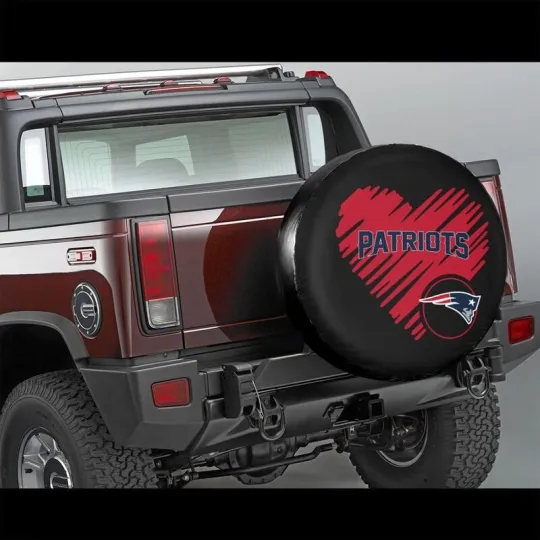 Discover England Patriots Spare Tire Cover