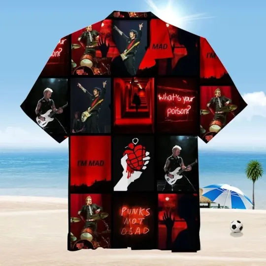 The Green Day Billie Joe Rock Band Hawaiia