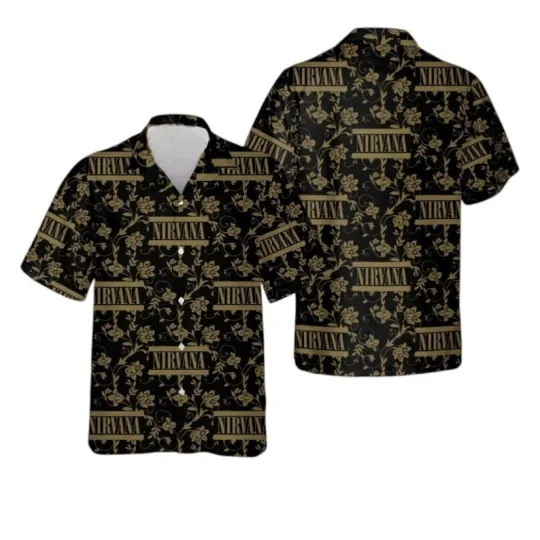 Discover Grunge Rock Band Hawaiian Shirt 3D Print Aloha Summer Tee