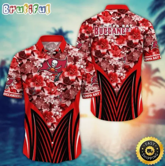 Discover football Tampa Bay Buccaneers Hawaiian Shirt Tropical Aloha Shirt