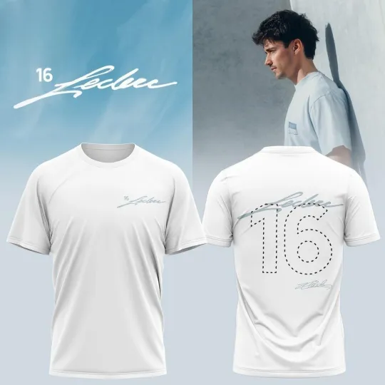 Charles Leclerc 16 Sedici 3D T-Shirt