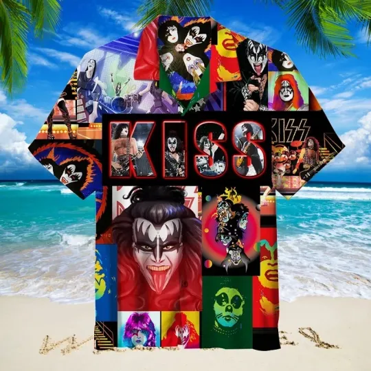 Discover Kiss Band Music Hawaiian Shirt