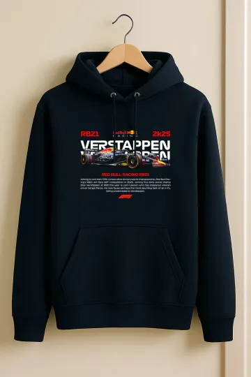 Discover Max Ver stappen #1 Red Bull Racing Hoodie - RB21 Car Design | F1 Hooded Sweatshirt