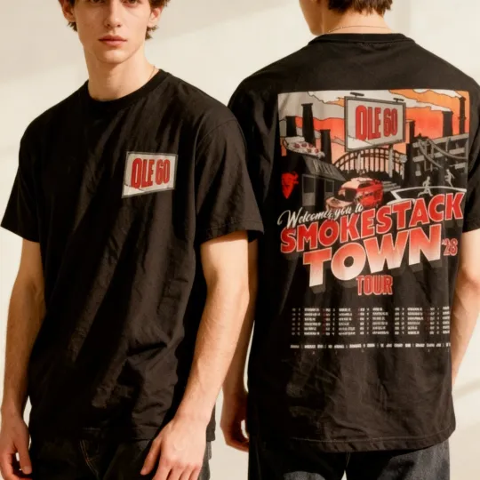 Discover Ole 60 Smokestack Town Tour 2026 T-Shirt