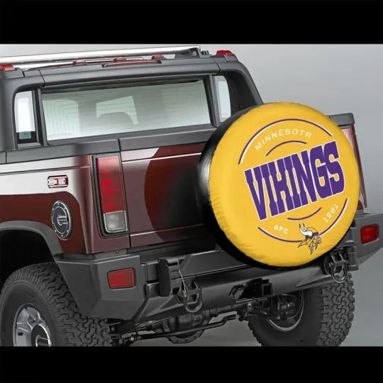 Discover Minnesota Team Vikings Spare Tire Cover