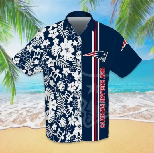 Discover New England Patriots Tropical Breeze Hawaiian, Gift For Fans, Gift For Friends