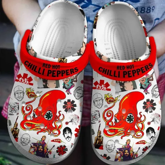 Discover Red Hot Chili Peppers Music Clogs Shoes Comfortable For Men Women and Kids