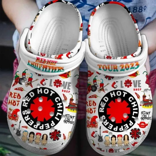 Discover Red Hot Chili Peppers Music Clogs Crocband Clogs Shoes Comfortable For Men