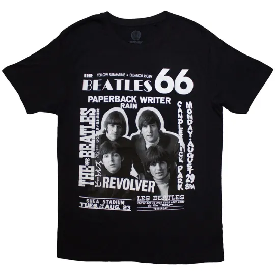 Discover The Beatles 1966 T-Shirt Black