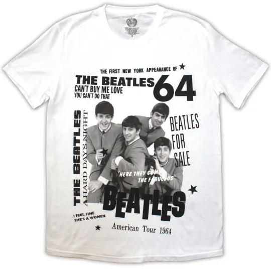 Discover The Beatles 1964 T-Shirt White
