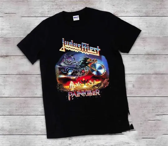 Discover Judas Priest Painkiller Rare T Shirt Black Men  S M L 234XL  A188