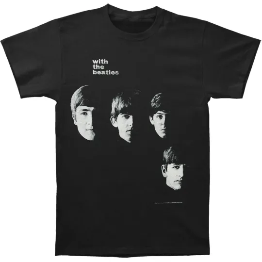 Discover Beatles With The Beatles Vintage T-shirt Black unisex Gift Family A551