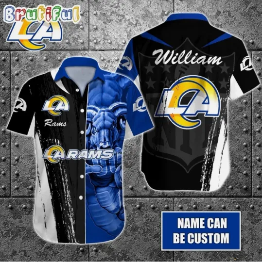 Discover Personalized football Los Angeles Rams Hawaiian Shirt Special 2026