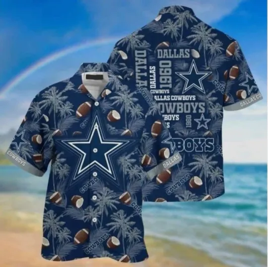 Discover football Dallas Cowboys Hawaiian Shirt Trendy Summer Gift, football Hawaiian Shirt