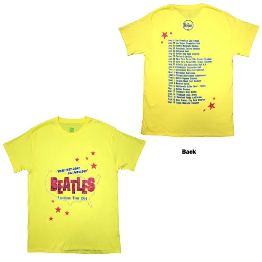 The Beatles American Tour '64 Double Sided T-Shirt