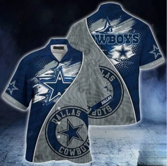 Discover Dallas Cowboys Hawaiian Shirt Summer Gift For football Fans, football Hawaiian Shirt