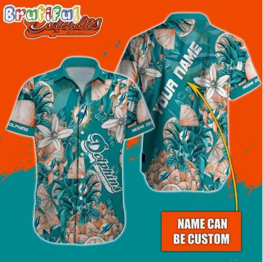 Personalized football Miami Dolphins Hawaiian Shirt