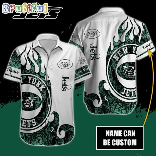 Discover Personalized football New York Jets Hawaiian Shirt Special Realtree Hunting