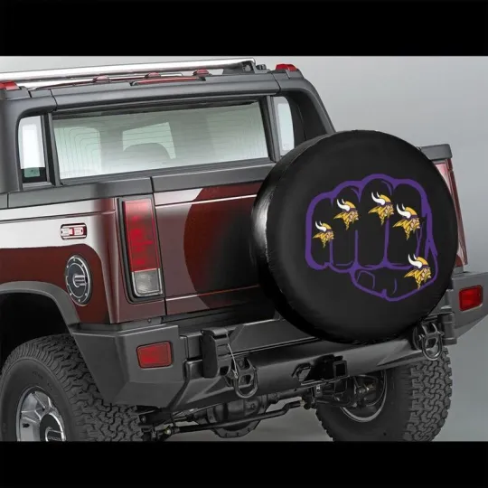 Discover Minnesota Team Vikings Spare Tire Cover