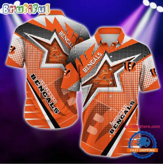 Discover football Cincinnati Bengals Special Football Team Star Hawaiian Shirts