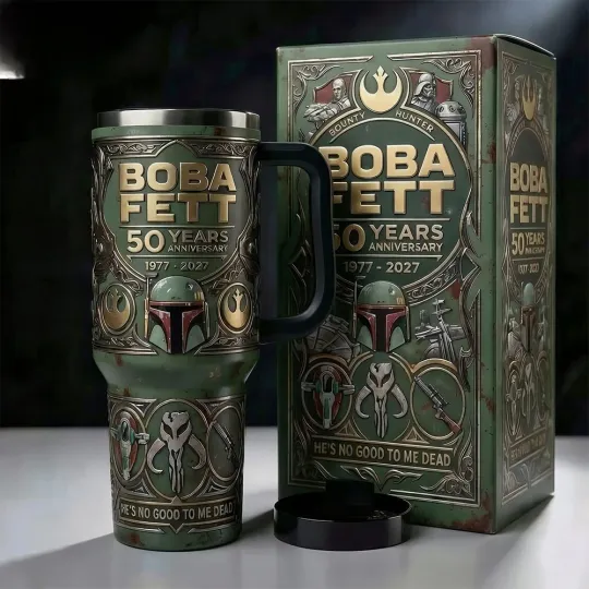 Discover Star Wars Boba Fett 50Th Anniversary Commemorative Tumbler