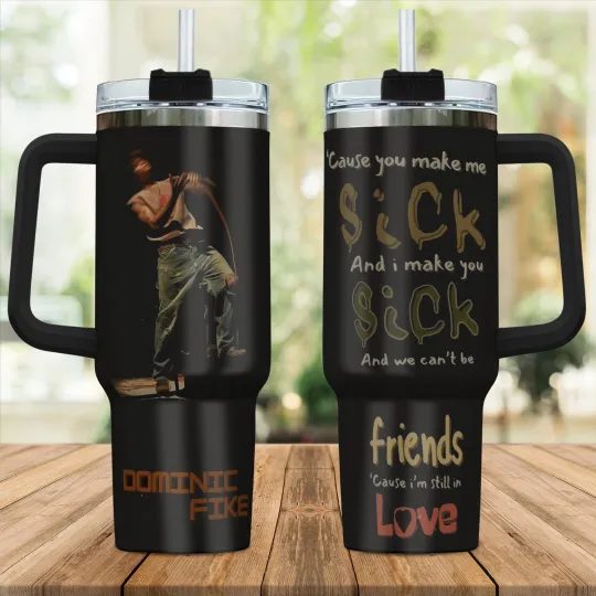 Discover New Dominic Fike Tumbler With Handle 40oz  Gift For Fans  SK354