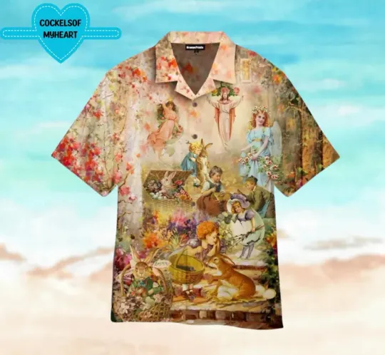 Discover Happy Day Easter 3D Hawaiian Shirt Men