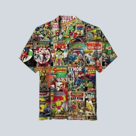 Discover Superhero 3D Hawaiian Shirt Aloha Style Summer Beach Shirt