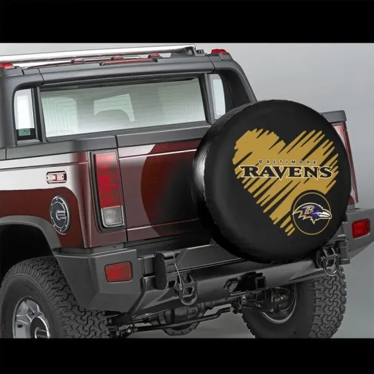 Discover Baltimore Team Ravens Spare Tire Cover
