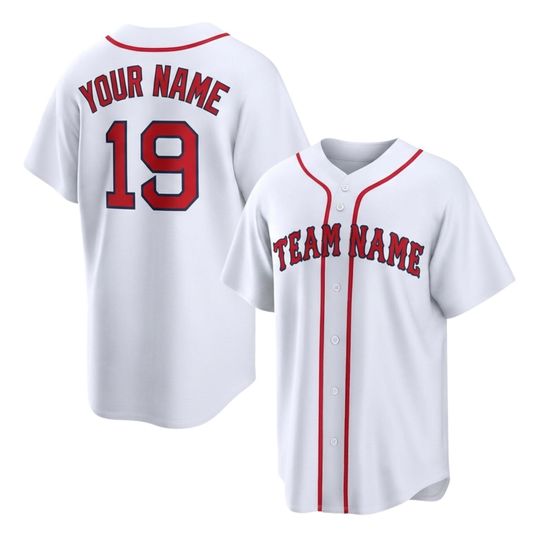 Discover Personalized Baseball Jersey, Custom Team Name Front & Player Name Number Back
