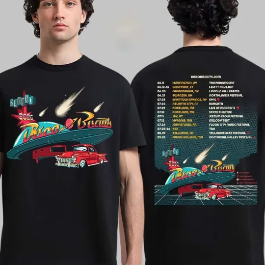 Discover The Disco Biscuits Summer Tour 2026 North America Schedule Dates T-Shirt